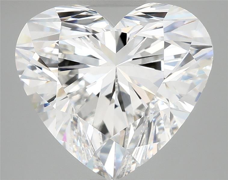 6.05ct E VVS2 Rare Carat Ideal Cut Heart Lab Grown Diamond