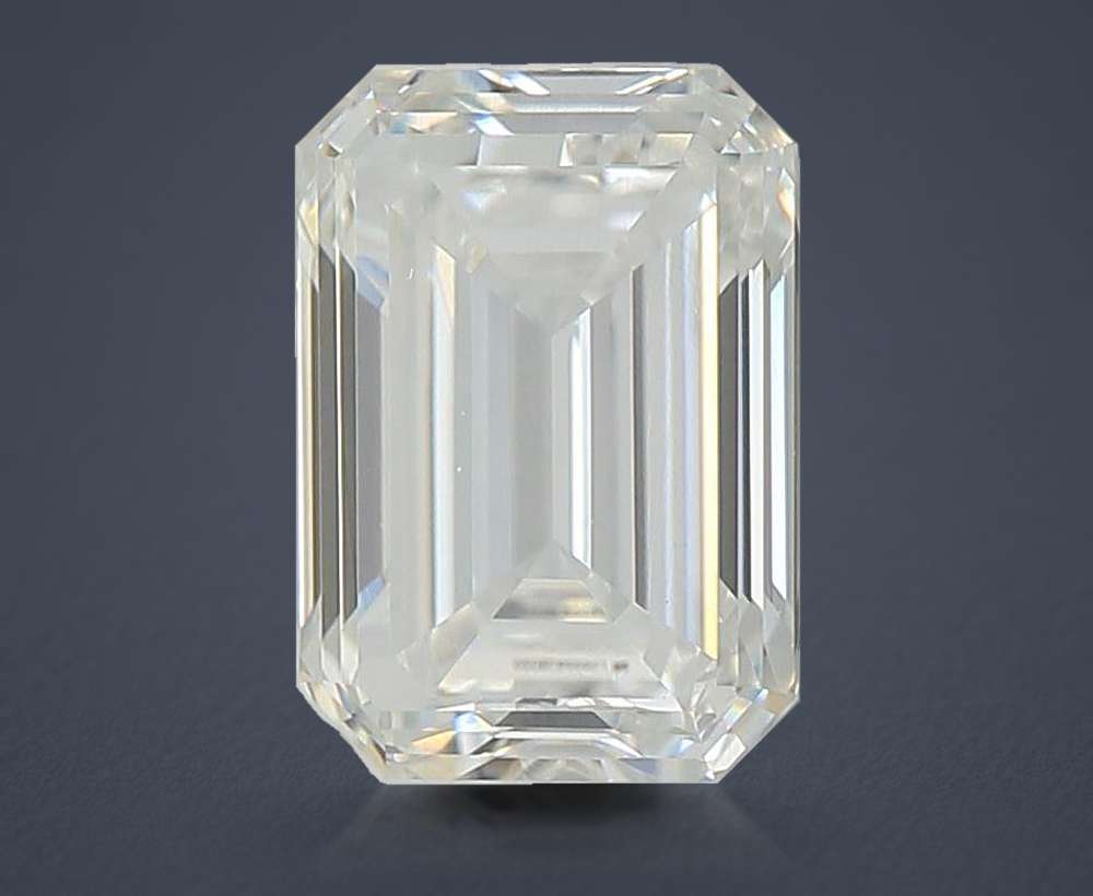 1.01ct D SI1 Very Good Cut Emerald Lab Grown Diamond
