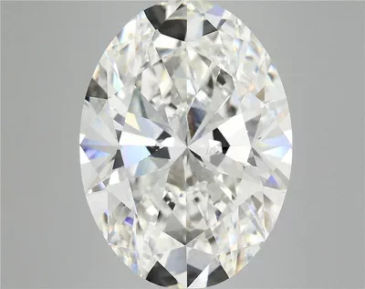 10.02ct F VVS2 Rare Carat Ideal Cut Oval Lab Grown Diamond