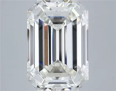 23.06ct I VS2 Rare Carat Ideal Cut Emerald Diamond