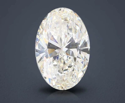 6.56ct F VS1 Rare Carat Ideal Cut Oval Lab Grown Diamond
