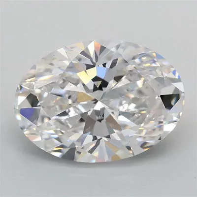 2.59ct D VS1 Rare Carat Ideal Cut Oval Lab Grown Diamond