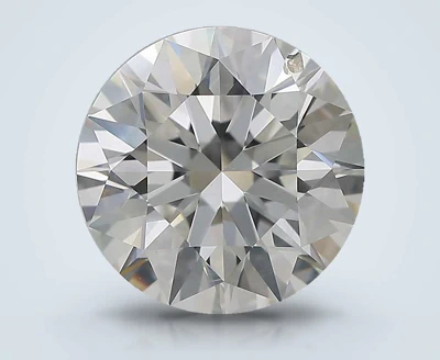 3.01ct I SI2 Rare Carat Ideal Cut Round Diamond
