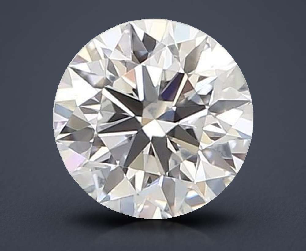 0.34ct E VVS2 Rare Carat Ideal Cut Round Diamond