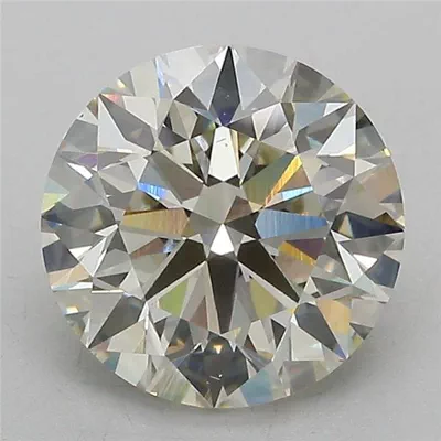 3.01ct J VS1 Ideal Cut Round Lab Grown Diamond