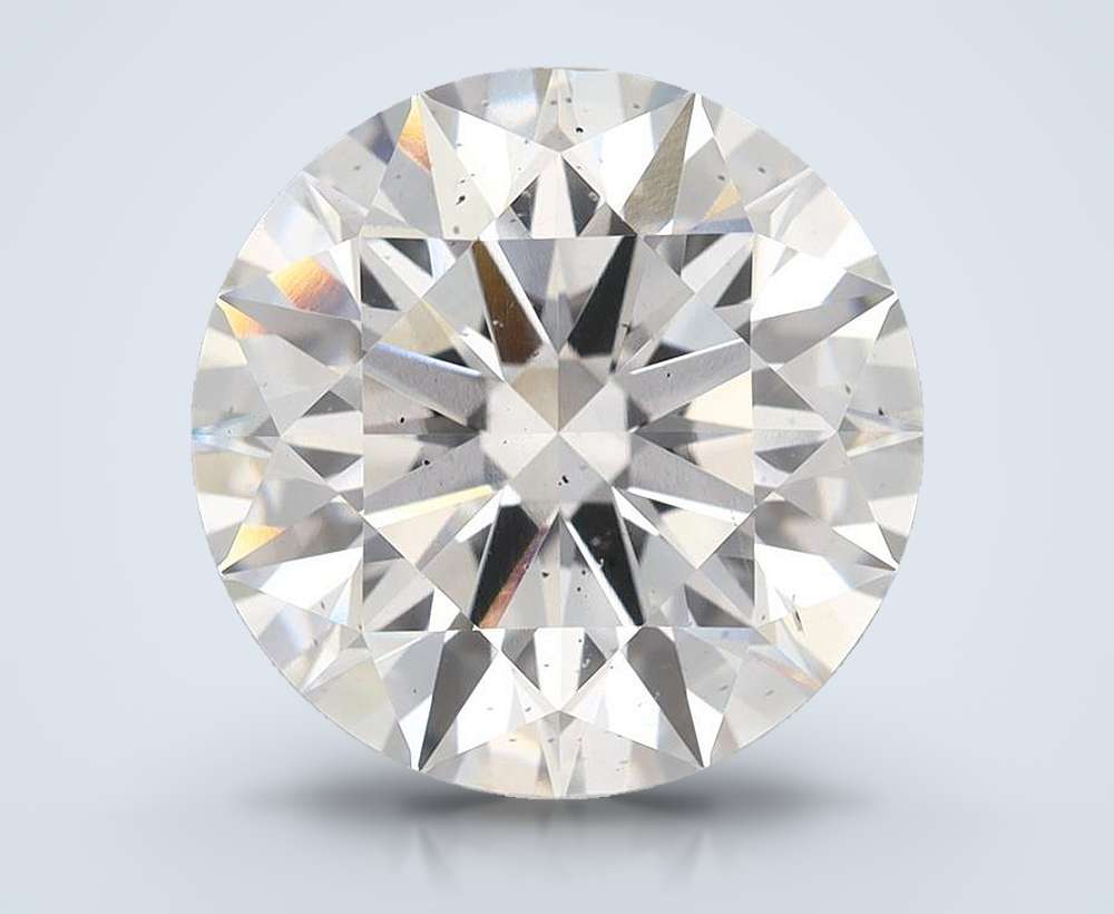 7.02ct G SI1 Rare Carat Ideal Cut Round Lab Grown Diamond