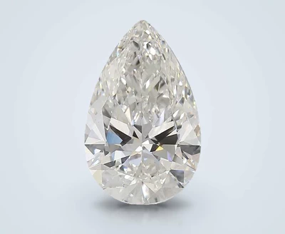 3.03ct F VS2 Rare Carat Ideal Cut Pear Lab Grown Diamond