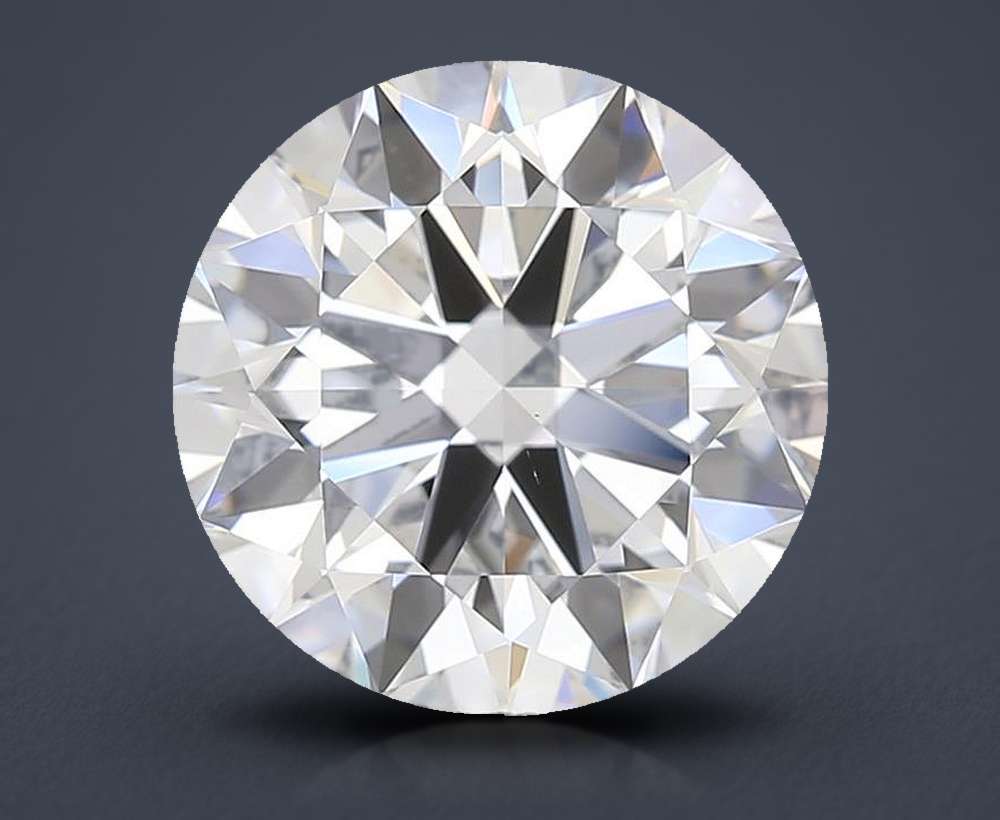 2.50ct E VS2 Rare Carat Ideal Cut Round Diamond