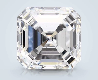 3.57ct D VS2 Rare Carat Ideal Cut Asscher Lab Grown Diamond