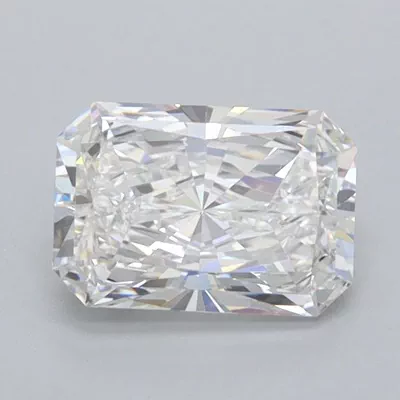 0.97ct E VVS2 Rare Carat Ideal Cut Radiant Lab Grown Diamond