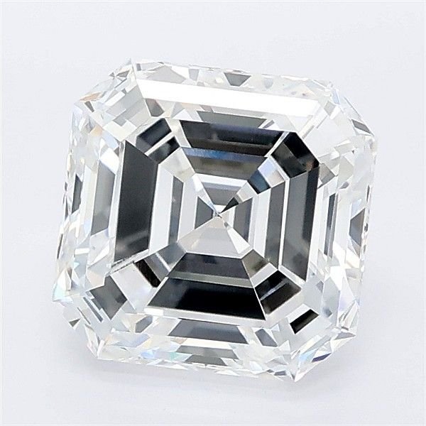 2.54ct D VS1 Rare Carat Ideal Cut Asscher Lab Grown Diamond