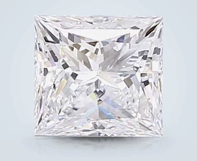 1.52ct E VS2 Rare Carat Ideal Cut Princess Lab Grown Diamond