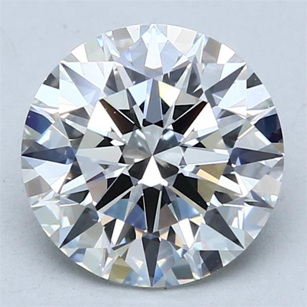 2.55ct E VVS2 Rare Carat Ideal Cut Round Lab Grown Diamond