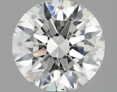 2.51ct E SI1 Rare Carat Ideal Cut Round Lab Grown Diamond