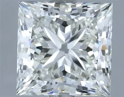 3.01ct I VS1 Rare Carat Ideal Cut Princess Diamond