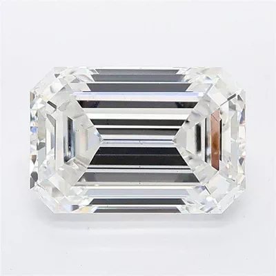 2.51ct E VS2 Rare Carat Ideal Cut Emerald Lab Grown Diamond