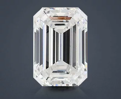 2.51ct E VS2 Rare Carat Ideal Cut Emerald Lab Grown Diamond