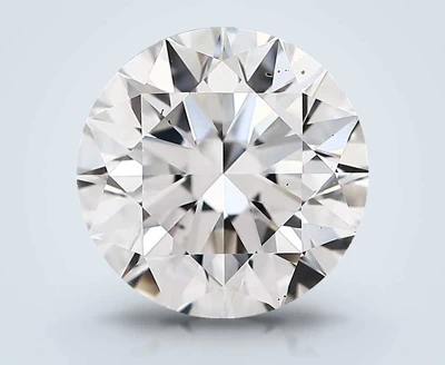 3.10ct F SI1 Rare Carat Ideal Cut Round Diamond