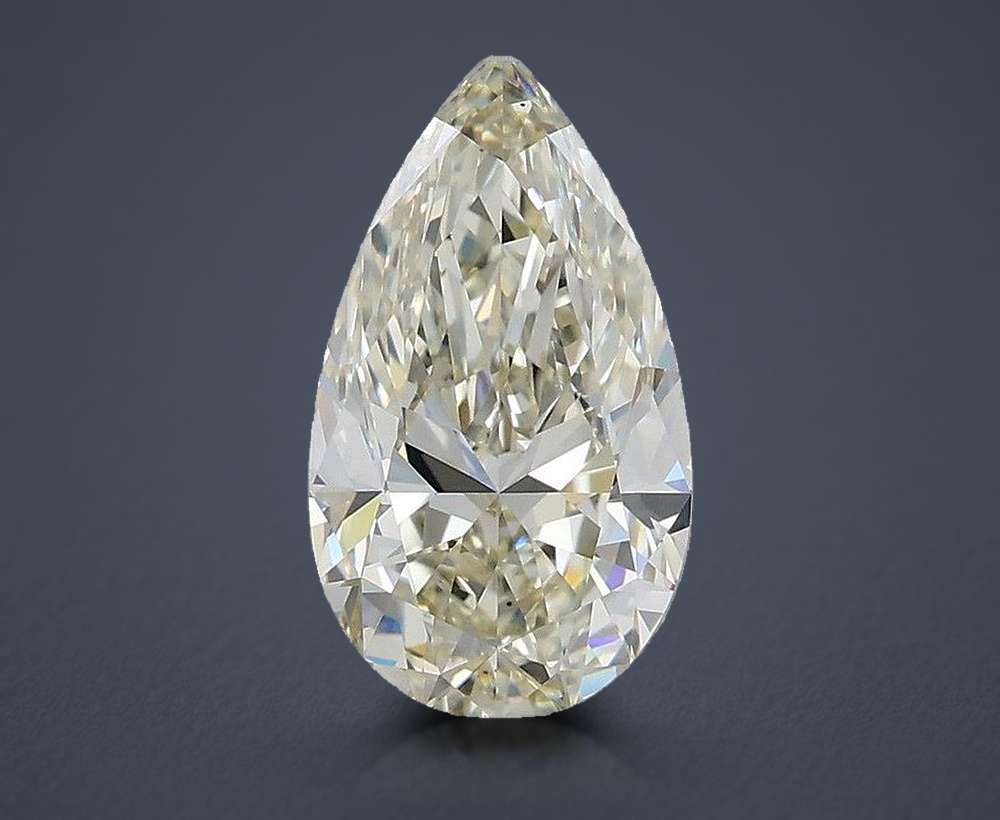 2.02ct K VS1 Rare Carat Ideal Cut Pear Diamond