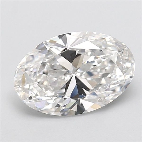 4.31ct D VS2 Rare Carat Ideal Cut Oval Lab Grown Diamond