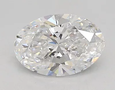 0.94ct D VVS1 Rare Carat Ideal Cut Oval Lab Grown Diamond
