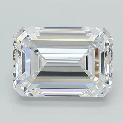 1.88ct D VS1 Rare Carat Ideal Cut Emerald Lab Grown Diamond