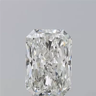 3.02ct H SI2 Rare Carat Ideal Cut Radiant Diamond