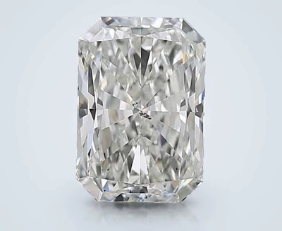 3.02ct H SI2 Rare Carat Ideal Cut Radiant Diamond