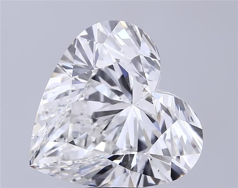 10.54ct F VS2 Rare Carat Ideal Cut Heart Lab Grown Diamond
