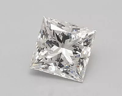 0.83ct D VVS2 Rare Carat Ideal Cut Princess Lab Grown Diamond