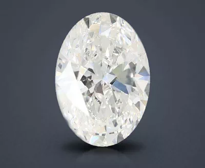 3.04ct E VVS2 Rare Carat Ideal Cut Oval Lab Grown Diamond