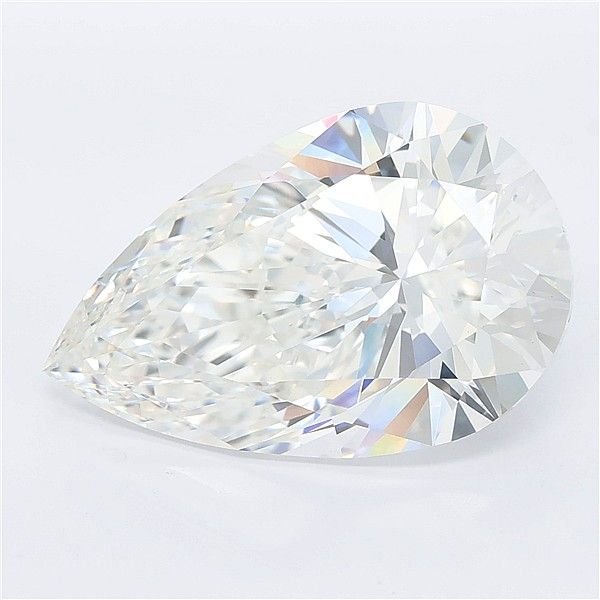 9.01ct F VVS2 Rare Carat Ideal Cut Pear Lab Grown Diamond