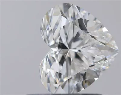 0.81ct G VS2 Rare Carat Ideal Cut Heart Diamond