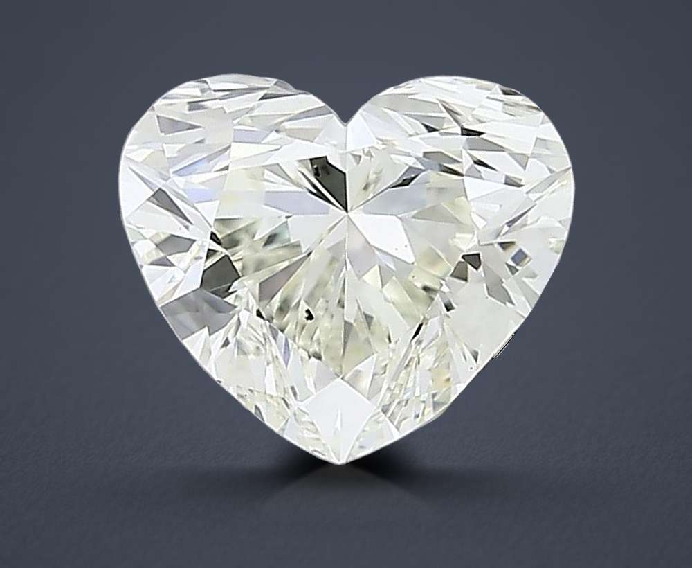 2.03ct J VS2 Rare Carat Ideal Cut Heart Diamond