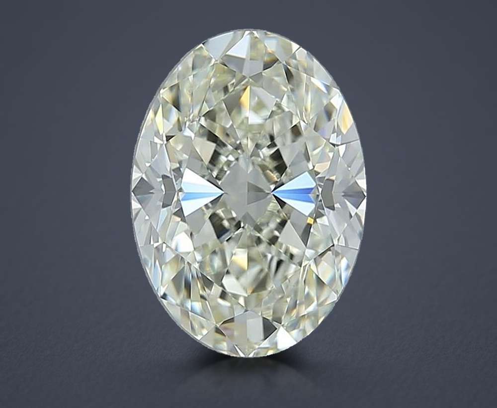 4.01ct J VVS1 Rare Carat Ideal Cut Oval Diamond