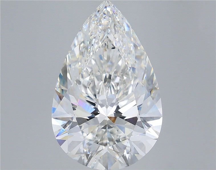 11.59ct F VVS2 Rare Carat Ideal Cut Pear Lab Grown Diamond
