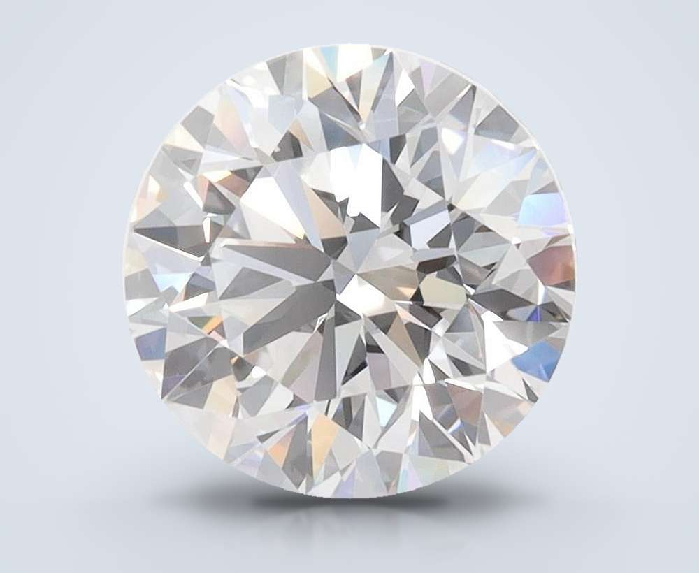 2.88ct D IF Rare Carat Ideal Cut Round Lab Grown Diamond
