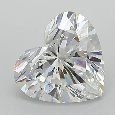 1.36ct F VS2 Rare Carat Ideal Cut Heart Lab Grown Diamond