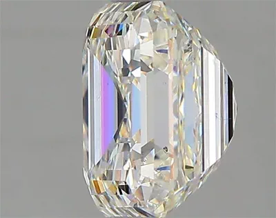 3.51ct H SI1 Rare Carat Ideal Cut Asscher Diamond