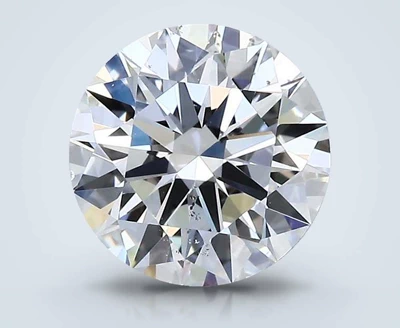 2.01ct D SI1 Rare Carat Ideal Cut Round Diamond
