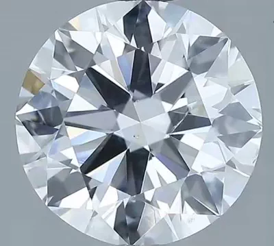 3.00ct D SI2 Rare Carat Ideal Cut Round Diamond