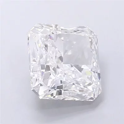 2.74ct D VVS2 Rare Carat Ideal Cut Radiant Lab Grown Diamond