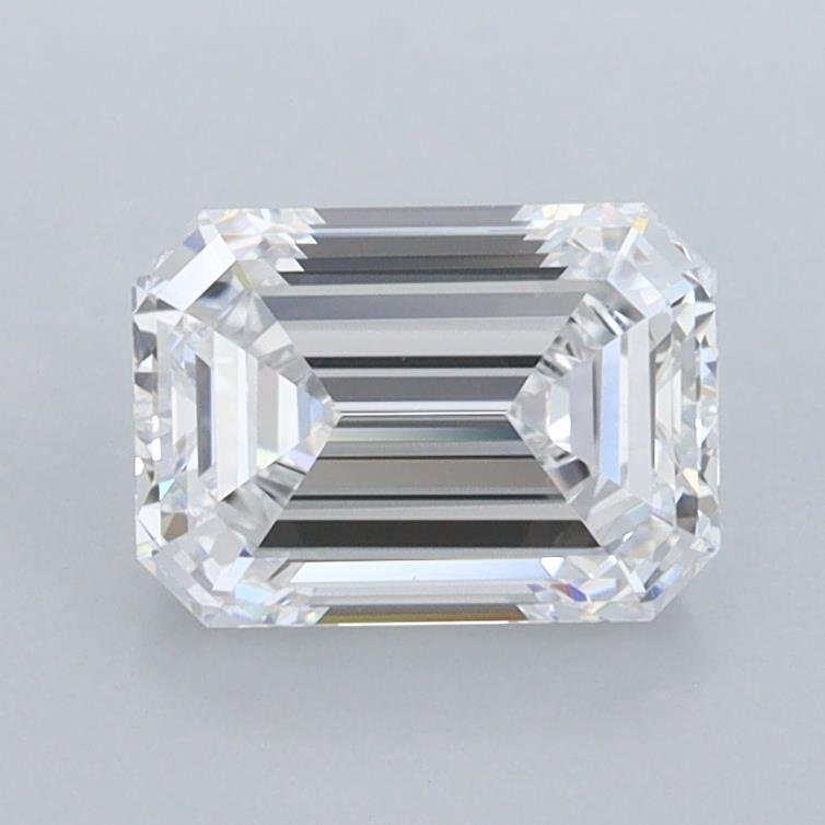 1.38ct D VVS1 Rare Carat Ideal Cut Emerald Lab Grown Diamond