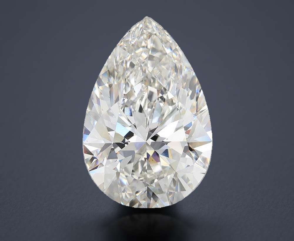 11.80ct G VS1 Rare Carat Ideal Cut Pear Lab Grown Diamond
