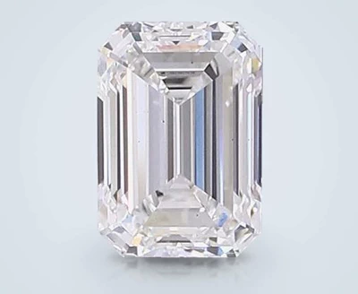 1.85ct E VS1 Rare Carat Ideal Cut Emerald Lab Grown Diamond