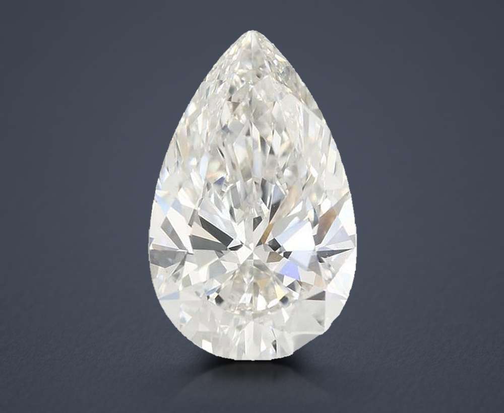 5.08ct G VVS2 Rare Carat Ideal Cut Pear Lab Grown Diamond