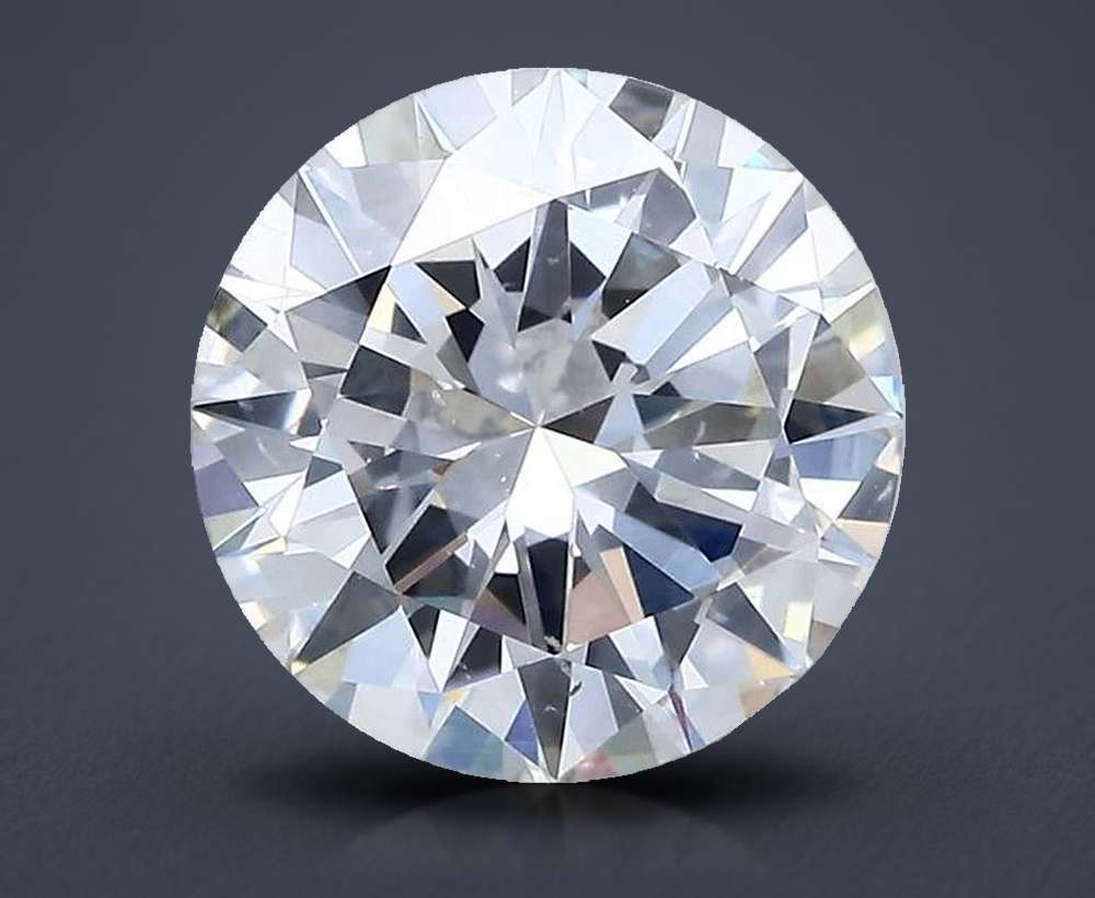 2.72ct F SI1 Very Good Cut Round Diamond