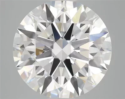 6.06ct D VVS2 Rare Carat Ideal Cut Round Lab Grown Diamond