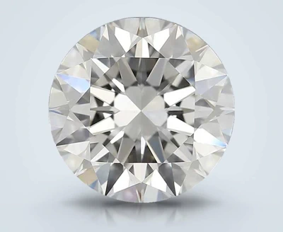 3.01ct J SI2 Rare Carat Ideal Cut Round Diamond