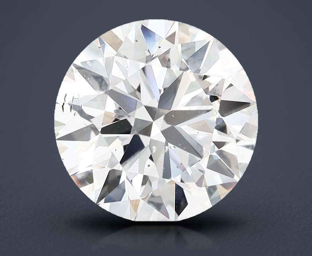 4.00ct F SI1 Rare Carat Ideal Cut Round Lab Grown Diamond